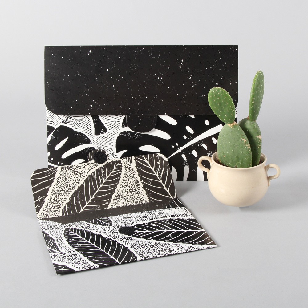 Botanical file folder set | monochrome - Chalk & Moss