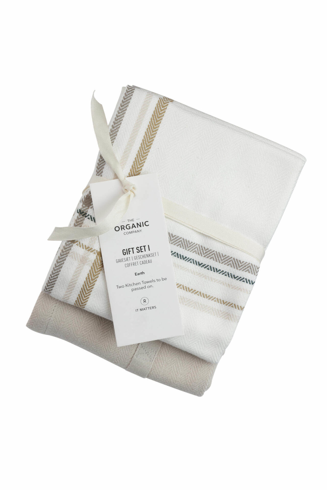 Kitchen towel Gift Set I complementary colours organic cotton