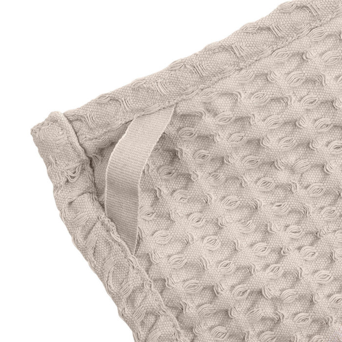 Big waffle hand towel / wash cloth - close up of texture