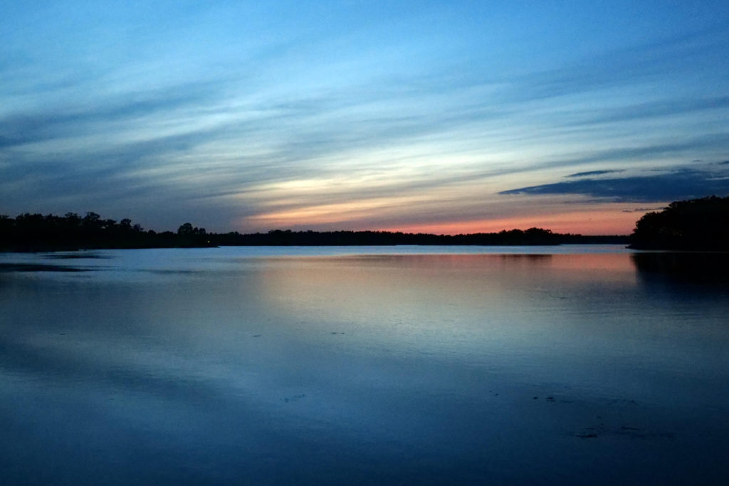 The perfect sunset over our island paradise in Southern Sweden. 