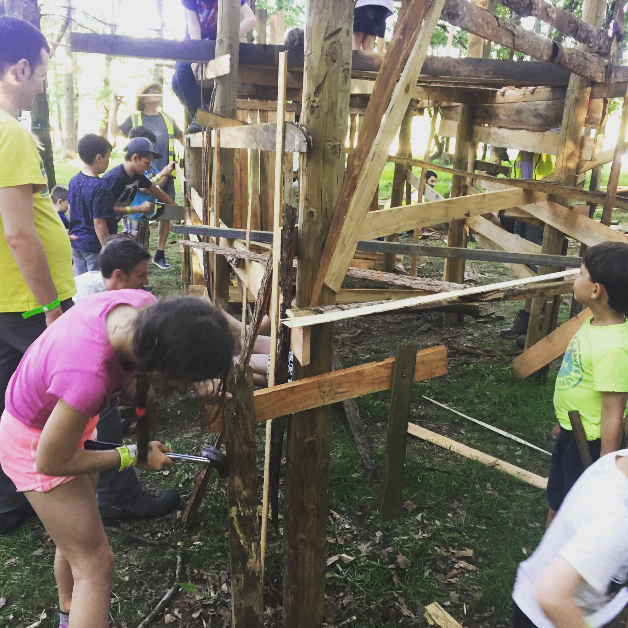 Woodland Tribe keep the kids' adventure playground safe at Into the Trees