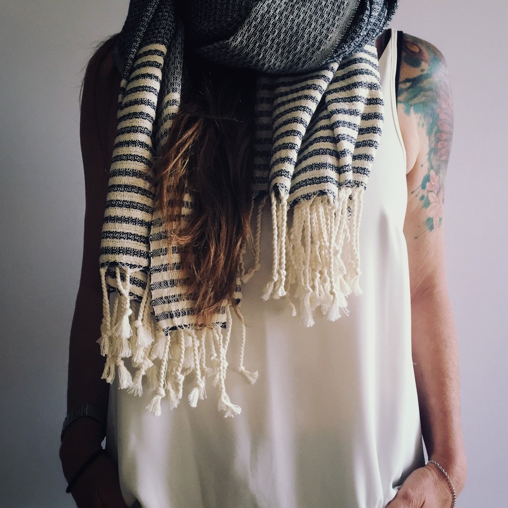 The Pelin scarf also drapes beautifully as a striped throw and is a lightweight and quick drying towel for the bathroom or beach. This Valentine’s Day and Mother’s Day, are you hoping for eco friendly gifts that are kind to both you and the planet?
