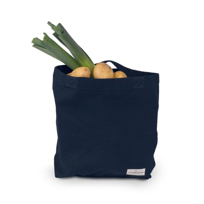 Canvas shopper bag, "My Organic Bag"- available in 3 colours: dark grey, black & pale rose. Designed in Denmark by The Organic Company, ethically made in India.