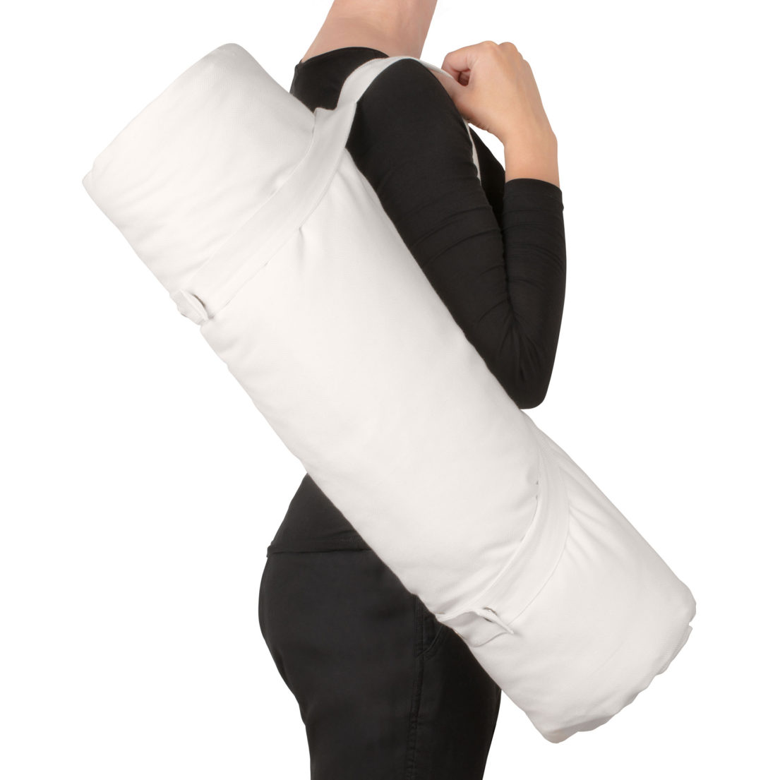 Meditation Mat / Padded Yoga Mat Organic Chalk & Moss