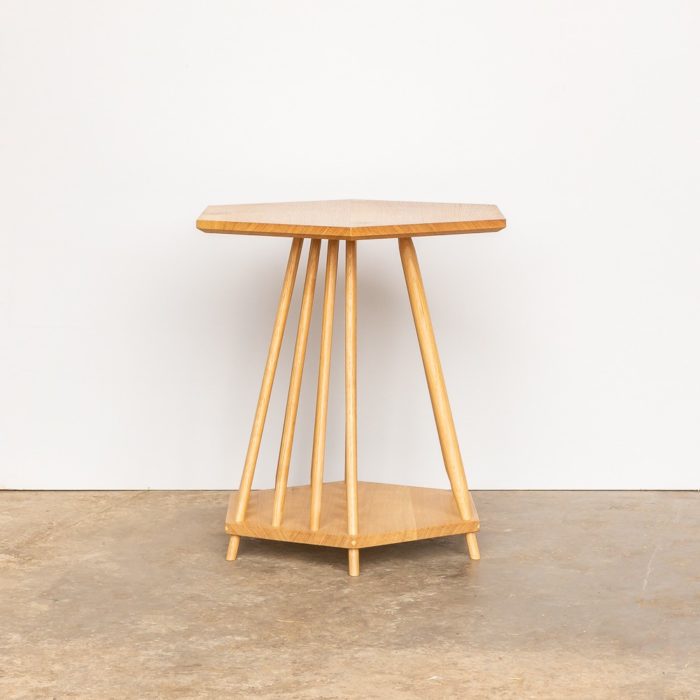 Magazine rack / side table by John Eadon. This also makes a beautiful plant stand. Choose from oak, elm, ash or sycamore.