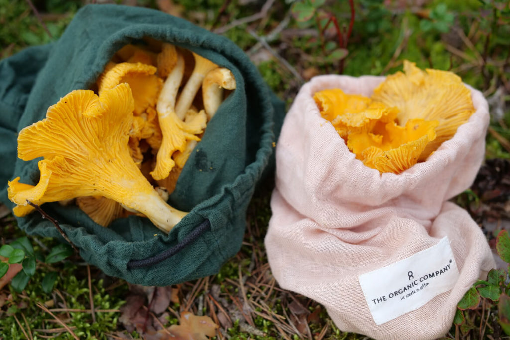 These organic cotton food bags always come in handy when camping, for storing toiletries and head torches, and when out picking mushrooms or berries. At home, I use them for shopping dry goods or fruit & veg. 