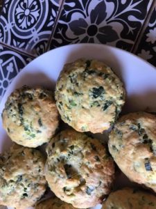 Molly's wild garlic and cheese scones. See her house at @thedarkdarkhouse on Instagram. 